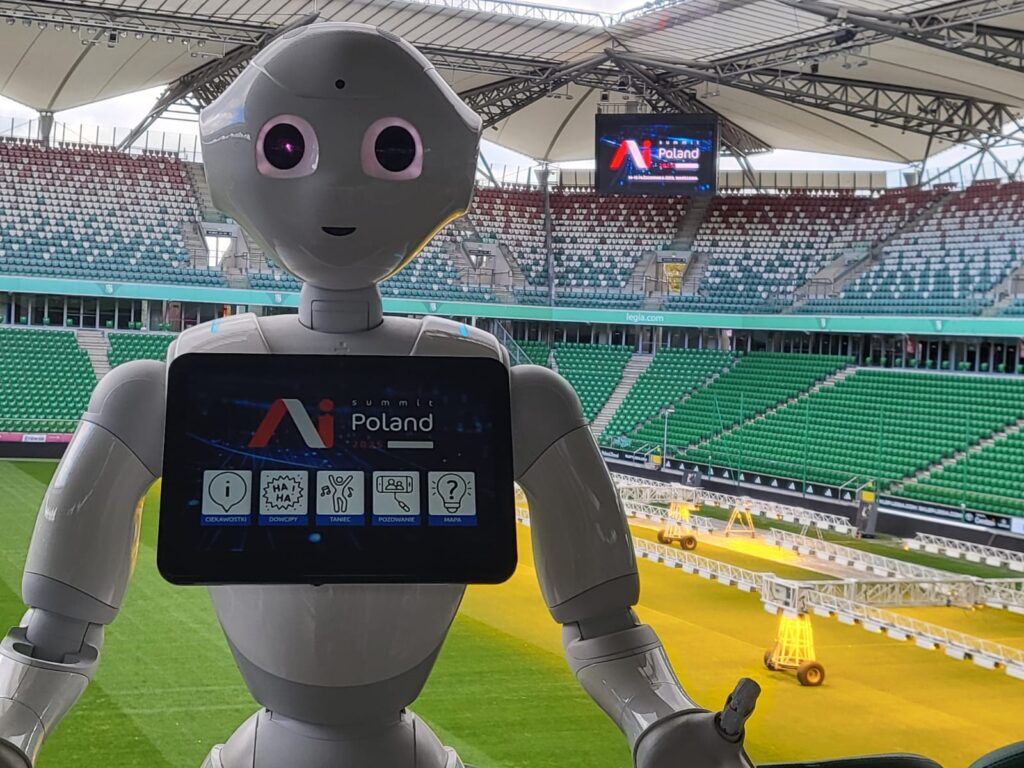 Roboter von Delta Robots auf einer Veranstaltung