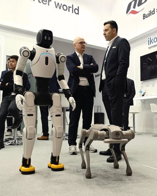 Roboter von Delta Robots auf einer Veranstaltung