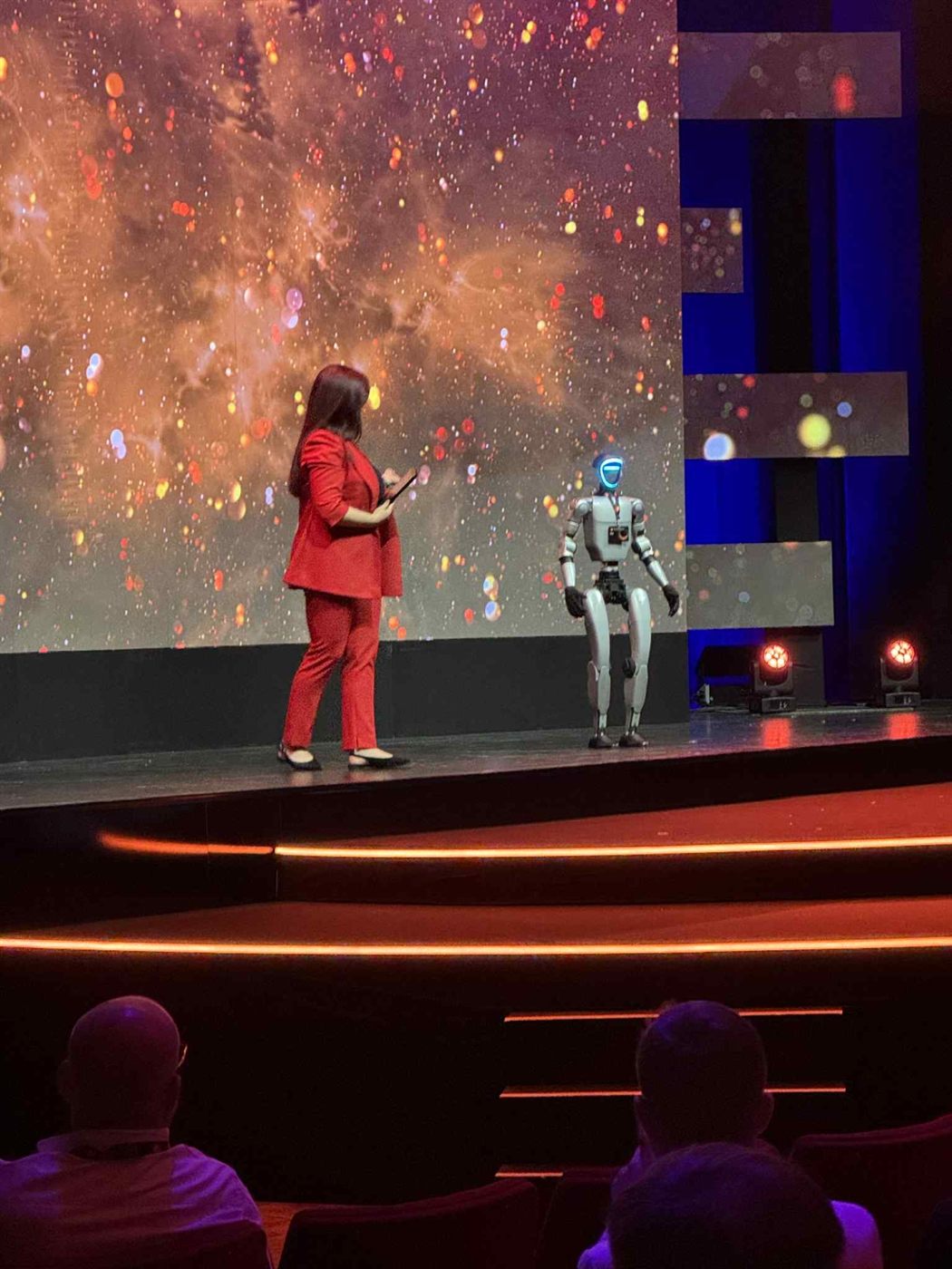 Roboter von Delta Robots auf einer Veranstaltung