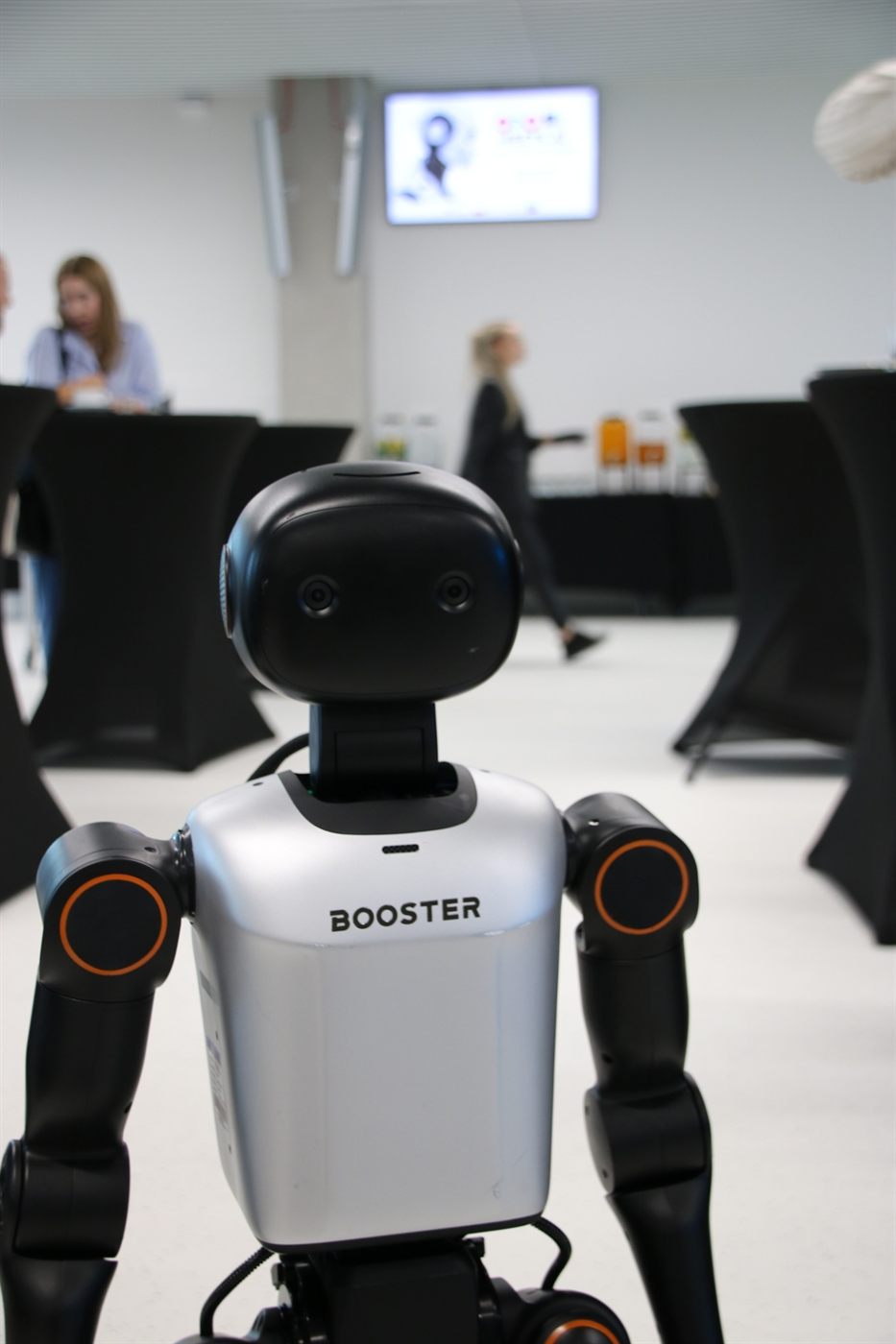 Roboter von Delta Robots auf einer Veranstaltung