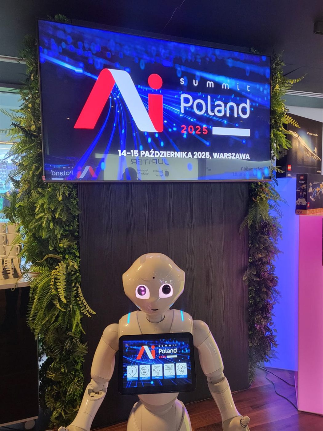 Roboter von Delta Robots auf einer Veranstaltung