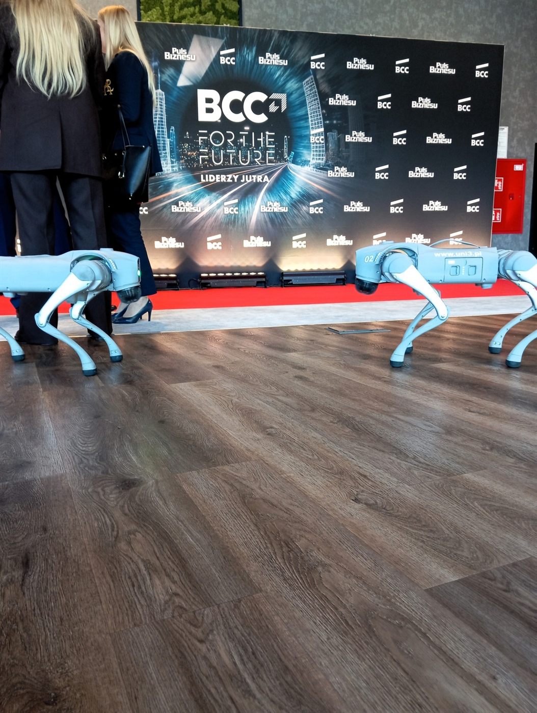 Roboter von Delta Robots auf einer Veranstaltung